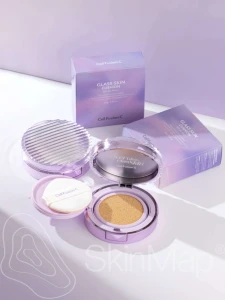 Cell Fusion Glass Skin Cushion podkład SPF w kompakcie 21N Ivory